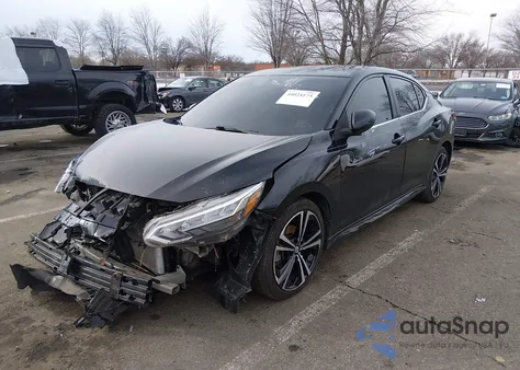 2021 Nissan Sentra Sr Xtronic Cvt z USA, uszkodzony, nr VIN 3N1AB8DV8MY212663